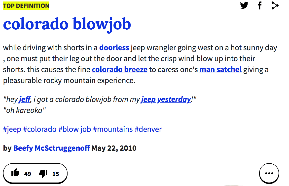 Cool Urban Dictionary Words