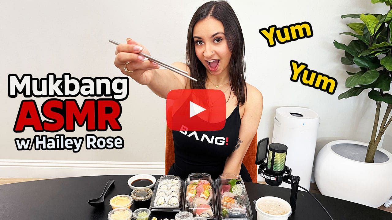 ASMR Sushi MUKBANG w/ Hailey Rose