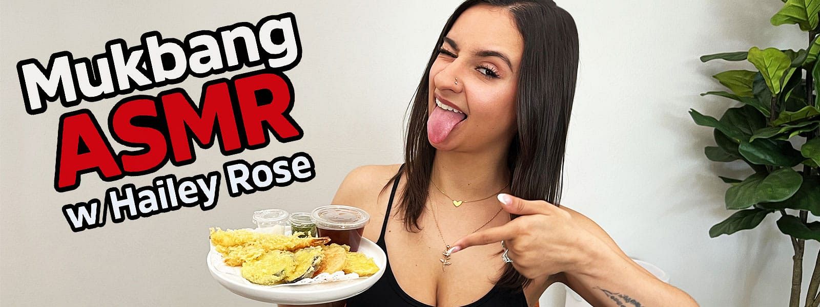 ASMR Sushi MUKBANG w/ Hailey Rose