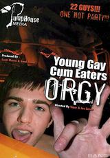 DVD Cover Young Gay Cum Eaters Orgy