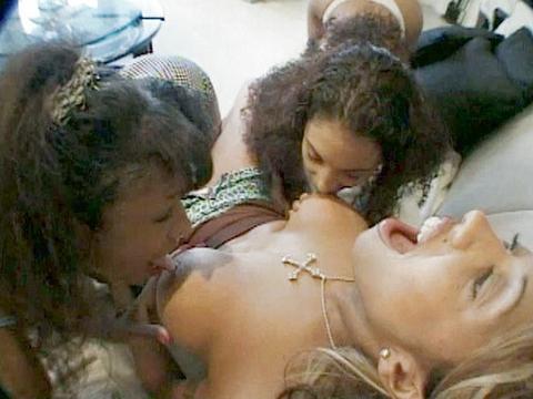 These Saucy Black Sluts Will Fry Your Mind With Their Crazy Lesbian Orgy