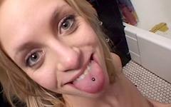 Lisa Parks may have tiny tits but she's got a huge mouth to give great head - movie 3 - 7