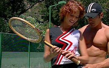 Download Candi apple gets anally rammed on the tennis court