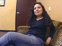 Watch Now - Small titted and wide hipped latina slut rides a big dick then sucks cum