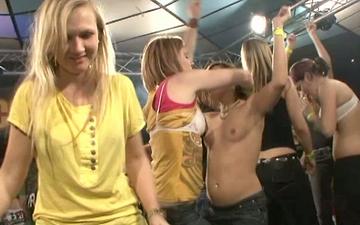 Download Male dancers finish off the last of the hard partying milfs making them cum