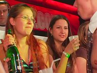 Watch Now - Ladies get their kink on at a wild strip club party