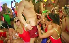 Lots of blonde and brunette hot blowjobs and group sex on the beach - movie 1 - 4