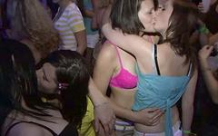 A lot of the girls at this party are performing oral sex on their partner join background