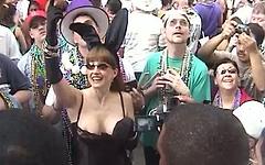 One wild outdoor group part everyone invited to see Latin women's big boobs join background