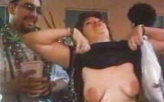 Big titties and small are flashed women pull up their shirts to attract men - movie 3 - 3