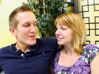 Kijk nu - Watch as hubby fucks hot blonde wife ashley in mouth & cunt facial cumshot