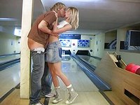 Watch Now - Mia hilton blonde fucked by older guy in bowling alley & creampied for you 