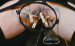 Jean Bardot Uses Clothespins on the pussy - movie 5 - 4