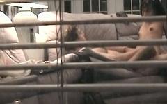 Dude FIlms His Fuck Session Through His Blinds - movie 2 - 5