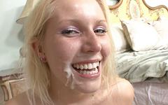 Vanessa Cage gets her 18 year old butt hole gaped and face creamed - movie 3 - 7