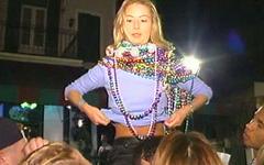 Watch Now - Slutty flashers love mardi gras