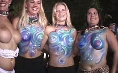 Having a blast with painted girls in Key West - movie 3 - 7