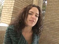 Kijk nu - Lilly sky tests her tongue piercing out on her boyfriends cock for 1st time