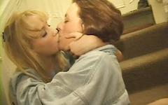 Bunny Luv and Delaney Daniels use a strapon at the slumber party - movie 1 - 7