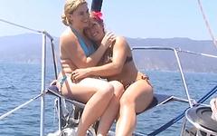 Kijk nu - Dia and hayden enjoy lesbian sex on the boat and use some sex toys too
