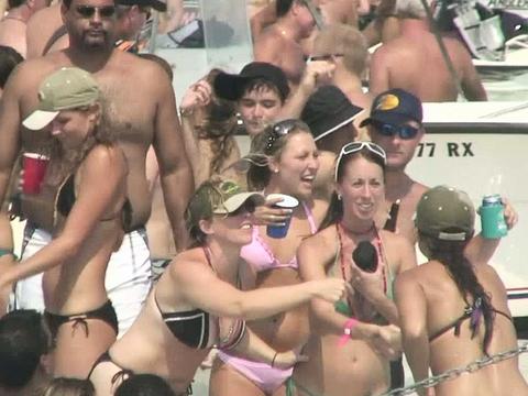 Imagine How Much Fun You Could Have With This Group Of Hot Sluts On A Boat!
