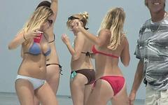 What beats a hot slut in a bikini? Tons of hot bikini sluts getting horny! - movie 5 - 6