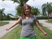 Staci is so turned on being naked out doors that her nipples are hard - movie 10 - 2