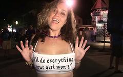 Watch Now - Charity always goes to the naked events on the street