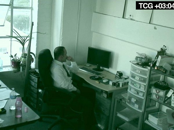 White collar daddies sucking and fucking in office surveillance video
