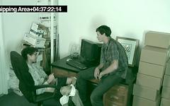Athletic twinks suck and fuck in office surveillance video - movie 5 - 3