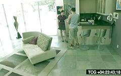 Ver ahora - Nicole gets caught having sex on the security camera