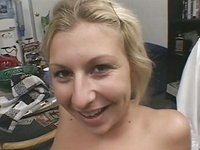 Watch Now - Cherry blows for the cumshot in her teen mouth