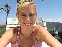 Watch Now - Juliana is blonde teen hardcore fuck slut outdoors