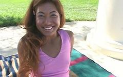 Watch Now - Sexy anal asian lyla lei outdoors with jizz