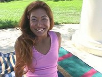 Watch Now - Sexy anal asian lyla lei outdoors with jizz