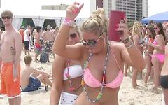 Lacey goes to a Miami Beach Party - movie 3 - 4