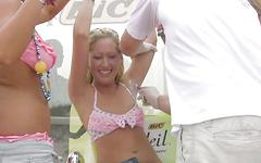 Lacey goes to a Miami Beach Party - movie 3 - 6