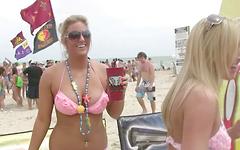 Lacey goes to a Miami Beach Party - movie 3 - 7