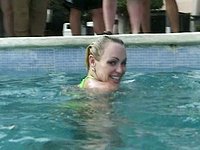 Outdoor swimming pools can be a great place to pick up horny sluts to fuck - movie 2 - 2