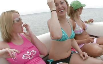 Download Boatload of tits and ass on amateur parade as the nude party boat floats on
