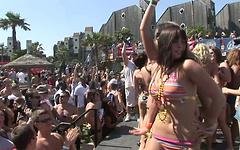 Amy has fun at the Spring Break Beach Party - movie 1 - 5