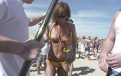 Chleo has fun at the Spring Break Beach Party - movie 5 - 6