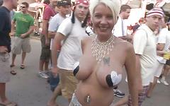 Lorraine is naked in Key West join background