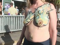 Watch Now - Painted ladies are naked in key west