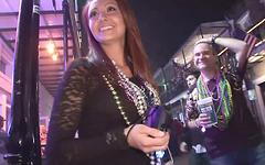 Watch Now - Aria flashes her tits during mardi gras festivities