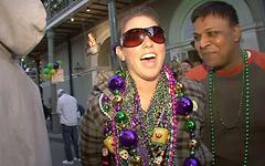 Trinity flashes her tits during Mardi Gras festivities - movie 3 - 2