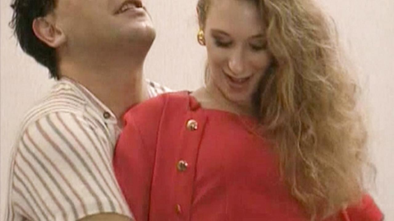 Stephanie B rides the elevator to the where the sex is - Colmax Video