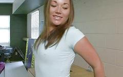 Watch Now - A great looking teen amateur masturbates and shows off her nice ass