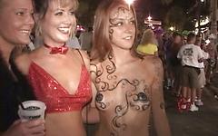 Body paint and broads flashing their natural knockers on camera - movie 2 - 6