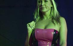 Mandy Bright is a girl on fire who licks up all the jizz - movie 4 - 2